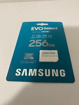 SAMSUNG ELECTRONICS EVO Select 256GB .